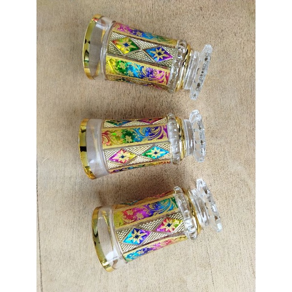 Gelas set 6 Gold Batik