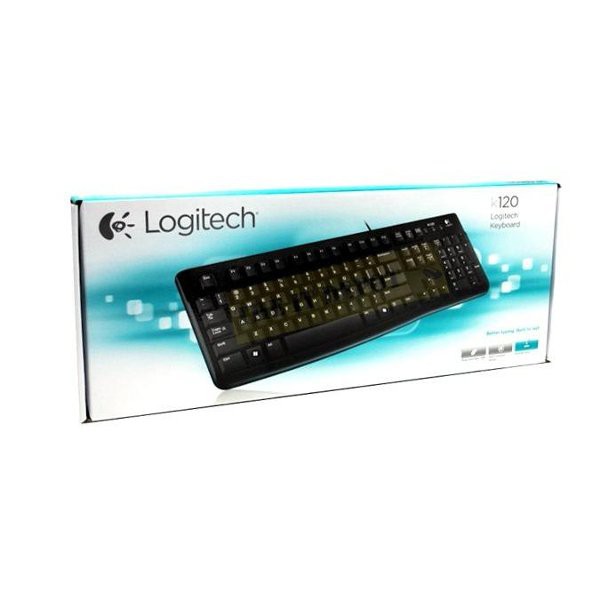 Keyboard Logitech Classic keyboard K120 Black USB