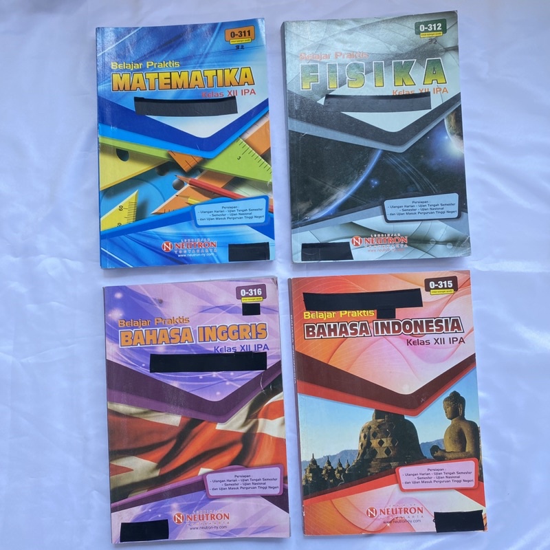 Second Preloved Thrift Buku Paket Les Neutron Belajar Praktis Kelas 12 XII IPA MIPA Bahasa Inggris I