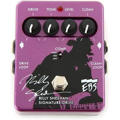 Preamp Efek Bass EBS overdrive Billy Sheehan