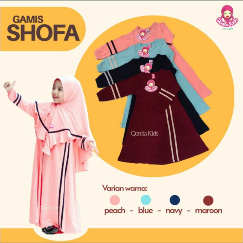 Gamis Anak Shofa Original By Qonita Kids