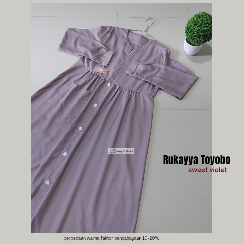 Gamis Rukayya toyobo lux | busui friendly| 1 kg = 3pcs