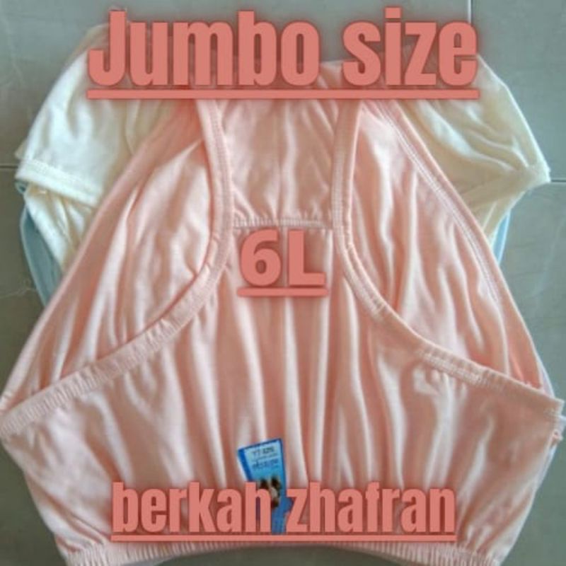 (size 6L)celana dalam wanita jumbo murah lusinan 12 pcs