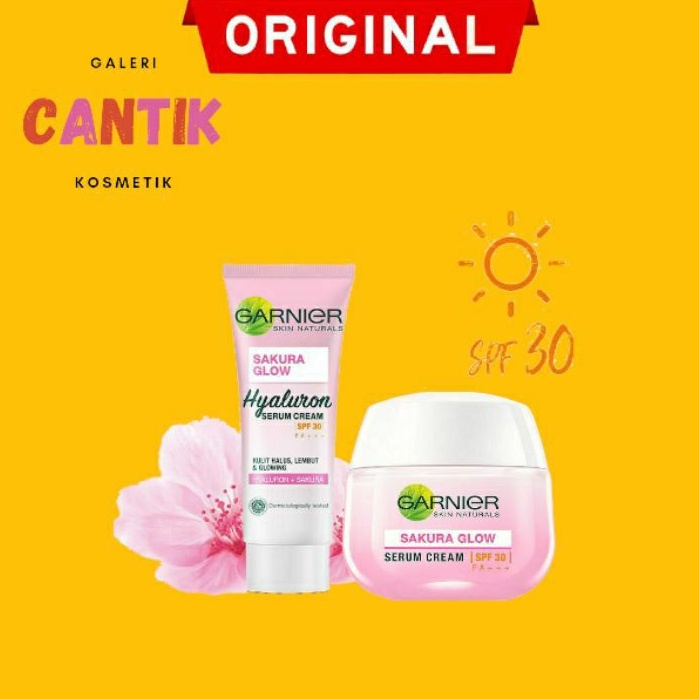 Garnier Sakura Glow Serum Day Cream SPF30/PA+++ /Garnier Sakura Serum Cream Spf 21