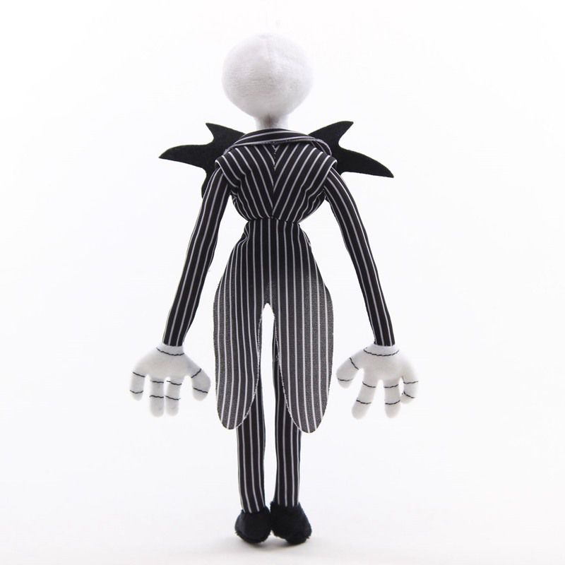 30cm Boneka Nightmare Before Christmas Jack Skellington &amp; Santa Jack &amp; Zero Plush Doll Toys Mainan