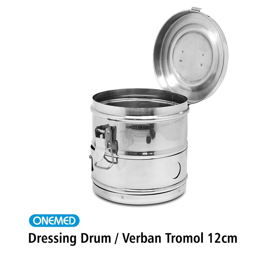 Verban Tromol Onemed Stainless Steel 12cm OJ