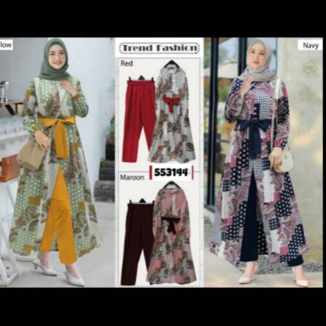 Setelan celana navy by extu