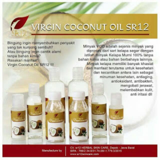 

VCO (Virgin Coconut Oil) SR12