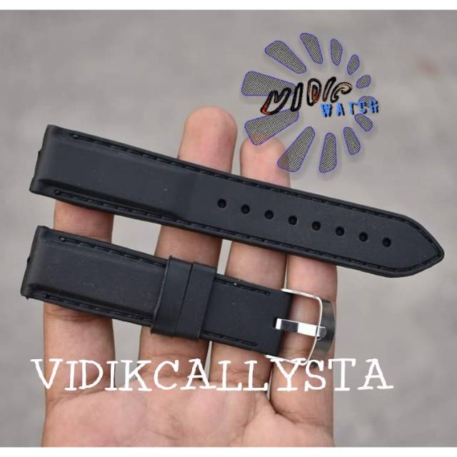 TALI STRAP RUBBER JAM TANGAN KARET 20 MM