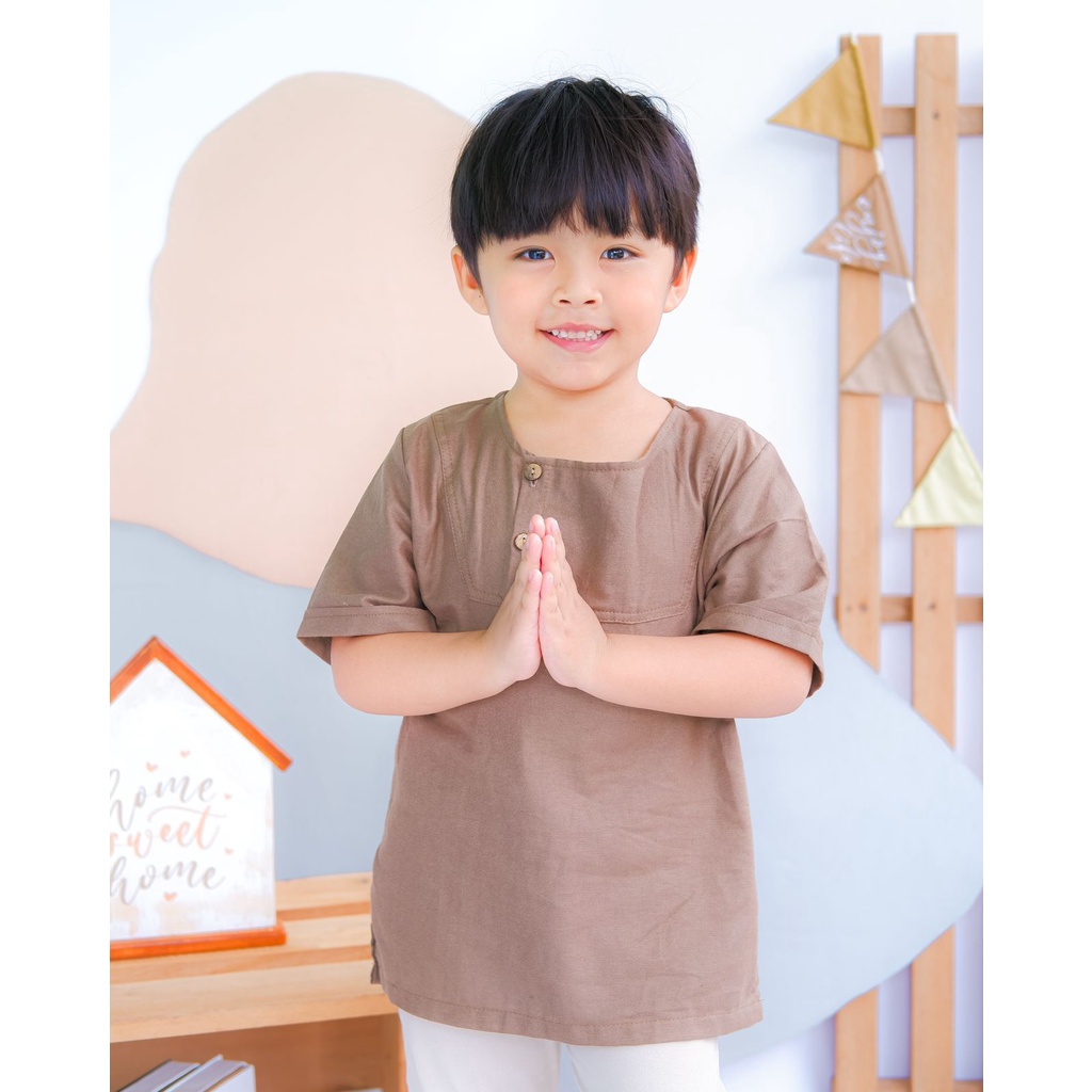 PROMO 7.7 BAJU KOKO NOAH KOKO ANAK 1-5 TAHUN PAKAIAN MUSLIM BAJU LEBARAN ANAK LUCUNAA BY ORI SMILEE BAJU LEBARAN ANAK