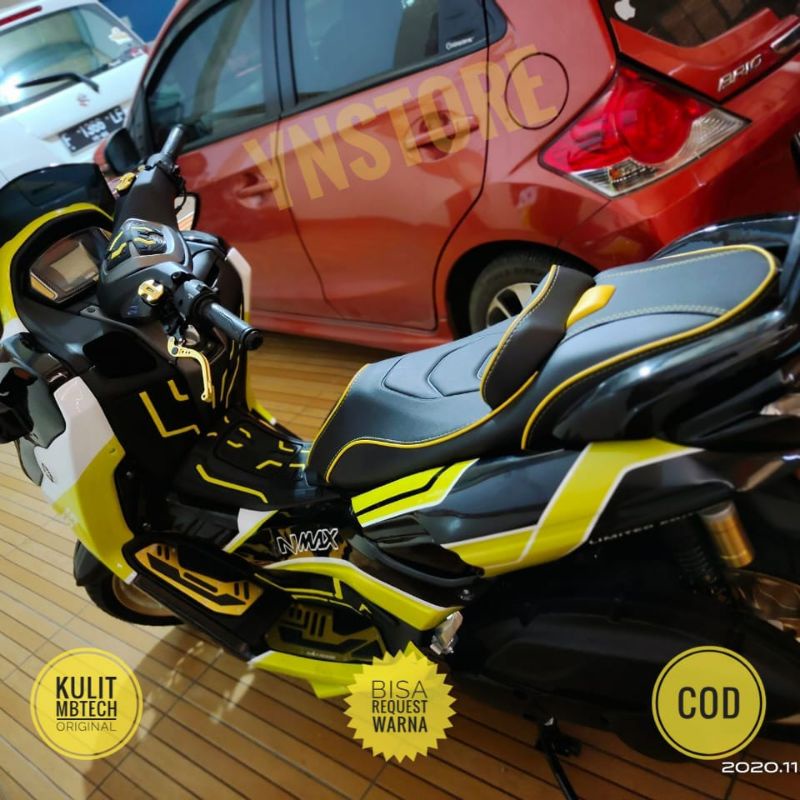 Kulit Sarung Cover Jok NMAX Old All New 2020 2021 Modif Eropa Mbtech Original Terbaru Yamaha Nmax