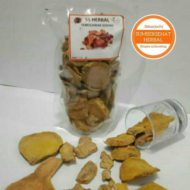 

Temulawak kering 100% premium herbal rempah jsr