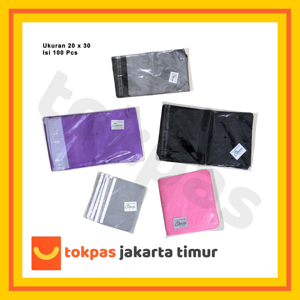 

Plastik Polymailer 20 x 30 Isi 100 pcs Plastik Packing Warna