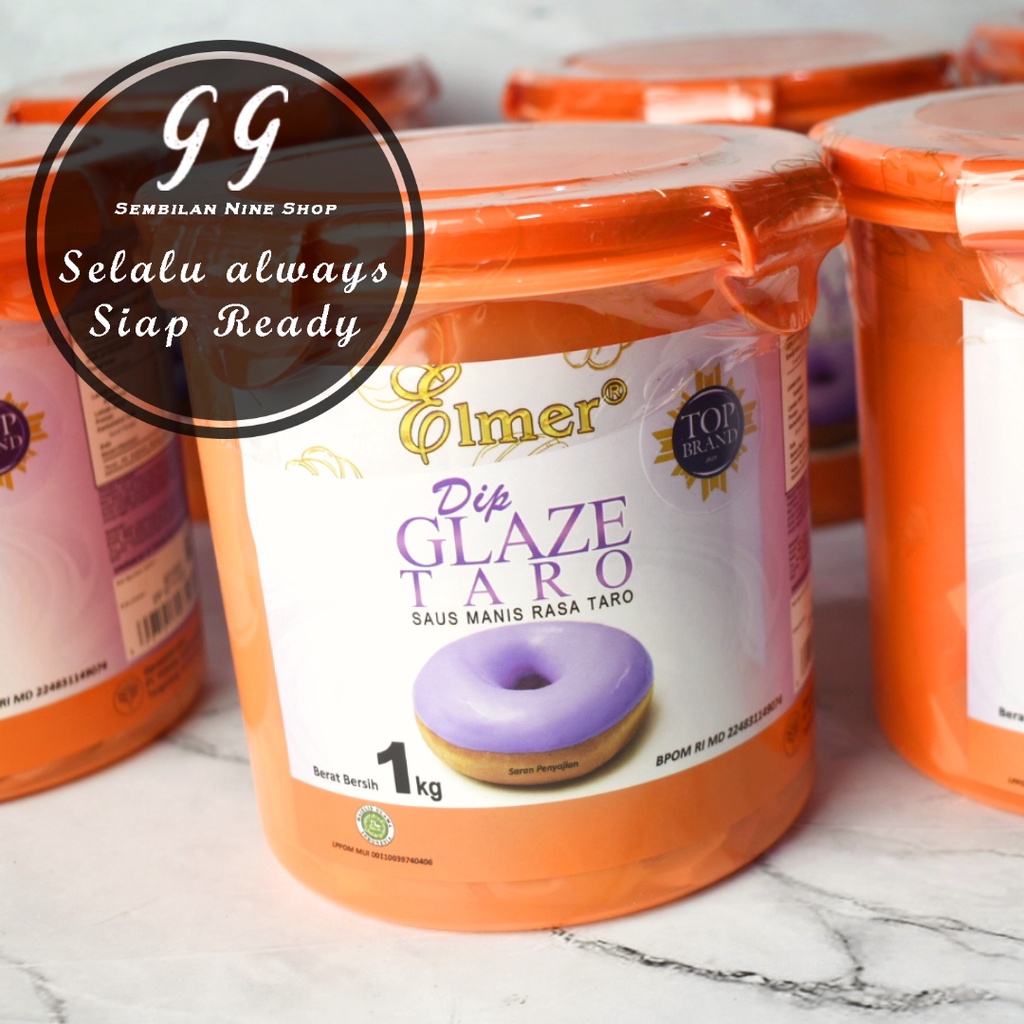 

Elmer Dip Glaze TARO 1 KG Saus Manis Donat Glazing