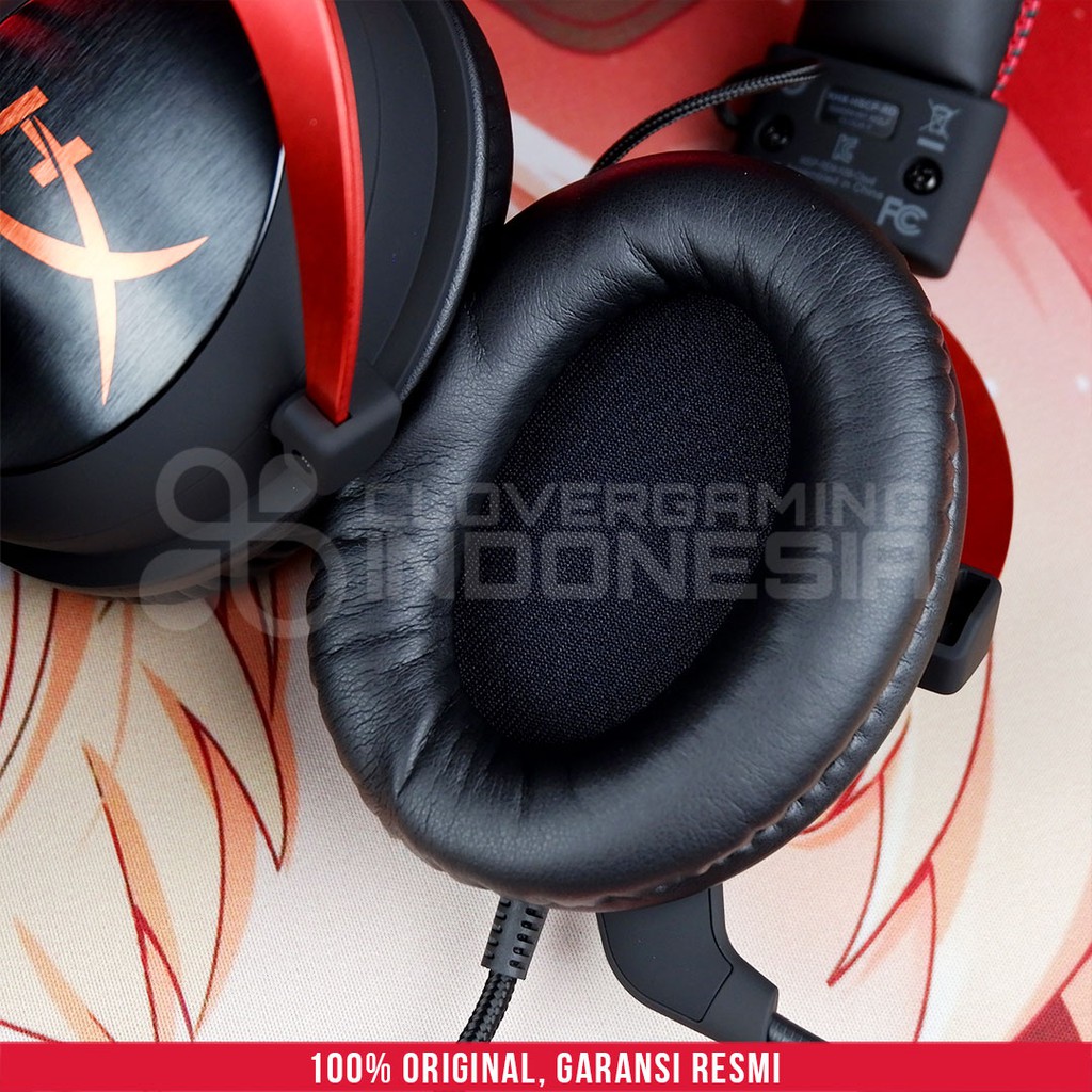 HyperX Cloud II 2 Gaming Headset Black Red Grey Gray