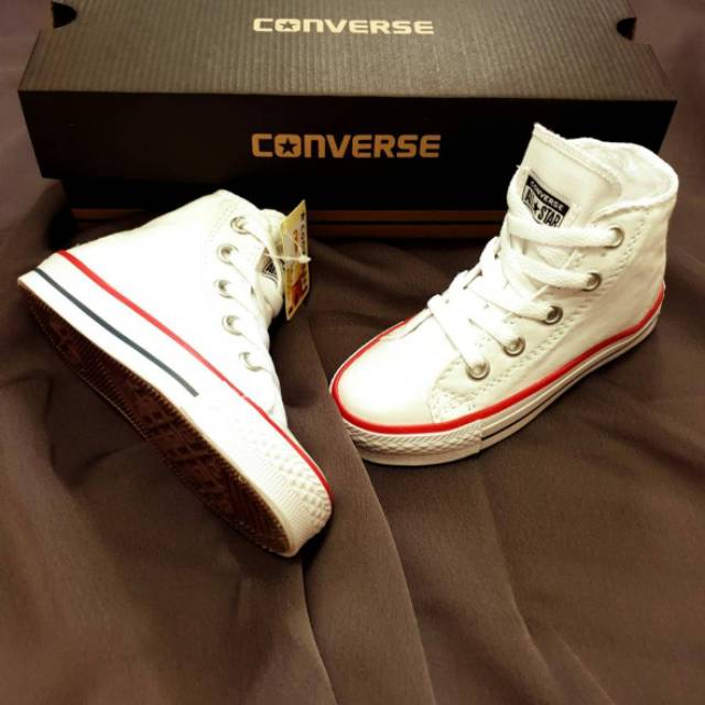 TERLARIS!!! SEPATU CONVERSE ALL STAR ANAK HIGH WARNA PUTIH