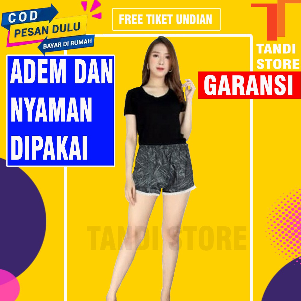 celana bawahan hotpants kekinian cewe perempuan wanita remaja korea MUDAH MELAR