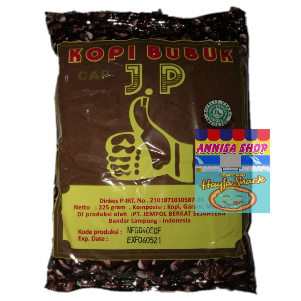 KOPI JEMPOL JP ASLI LAMPUNG [225 GRAM]