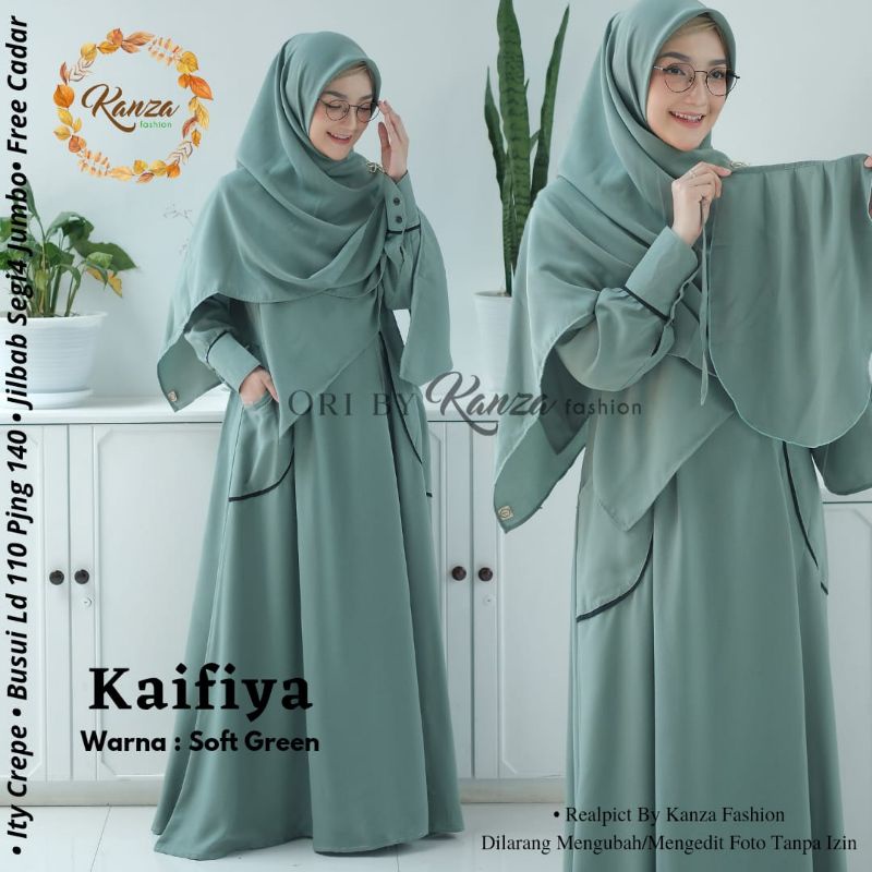 KAIFIYA SYARI BY KANZA GAMIS SET MUSLIMAH