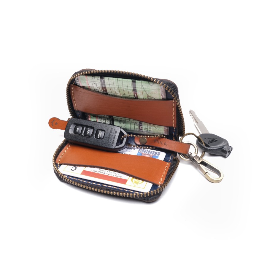 Dompet Stnk Kulit Asli Keyless Wallet - PKC1155