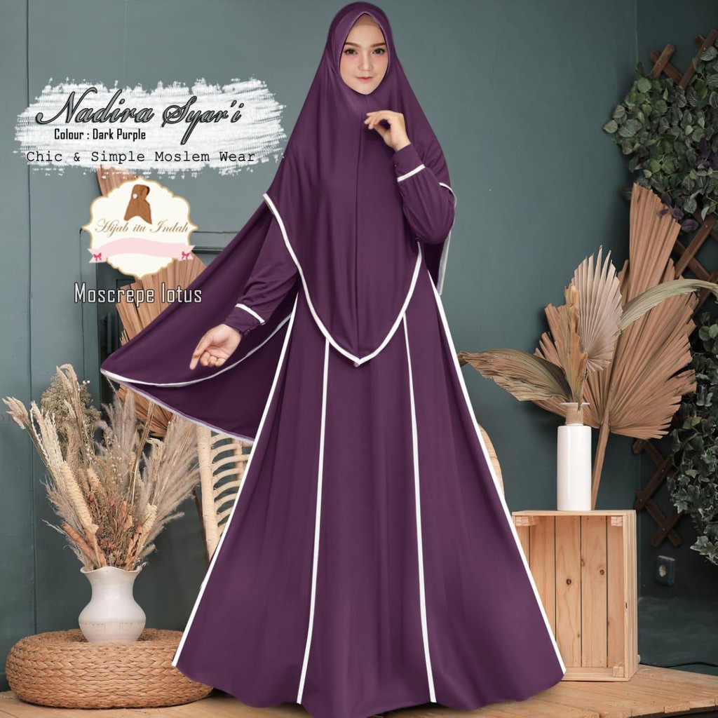 GROSIR GAMIS SYARI NADIRA / HIJAB ITU INDAH ORIGINAL