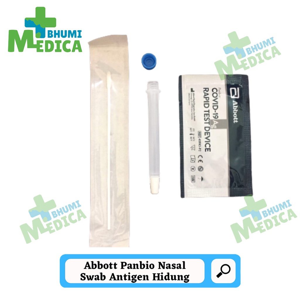 Jual Eceran / Satuan Abbott Panbio Nasal Alat Swab Antigen Rapid Test ...