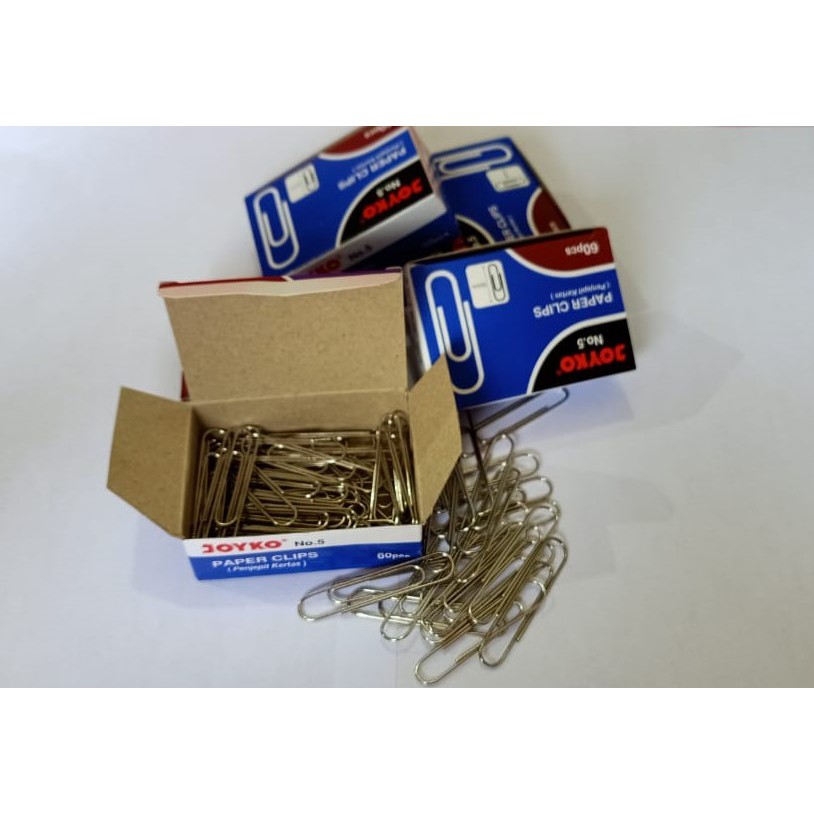 

Joyko Paper Clip No. 5 (Jumbo) ( 5 Box Kecil )