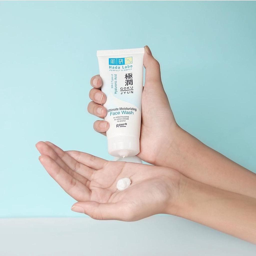 HADA LABO GOKUJYUN SABUN WAJAH ULTIMATE MOISTURIZING FACE WASH 50 GR