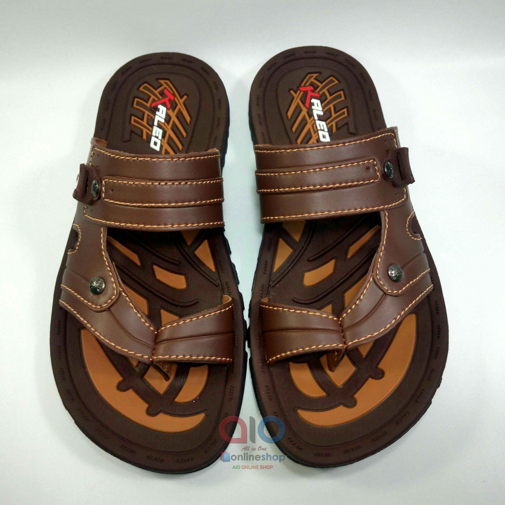 Kaleo Sandal Jempol Cowok 39 - 42 Sendal Casual Pria Dewasa Laki KLO 02/KLO 24 Bahan Kulit Sintetis