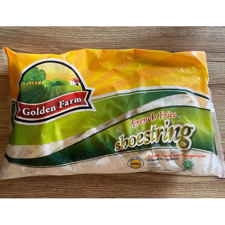 KENTANG GORENG GOLDEN FARM SHOESTRING 200GR - 500GR - 1KG