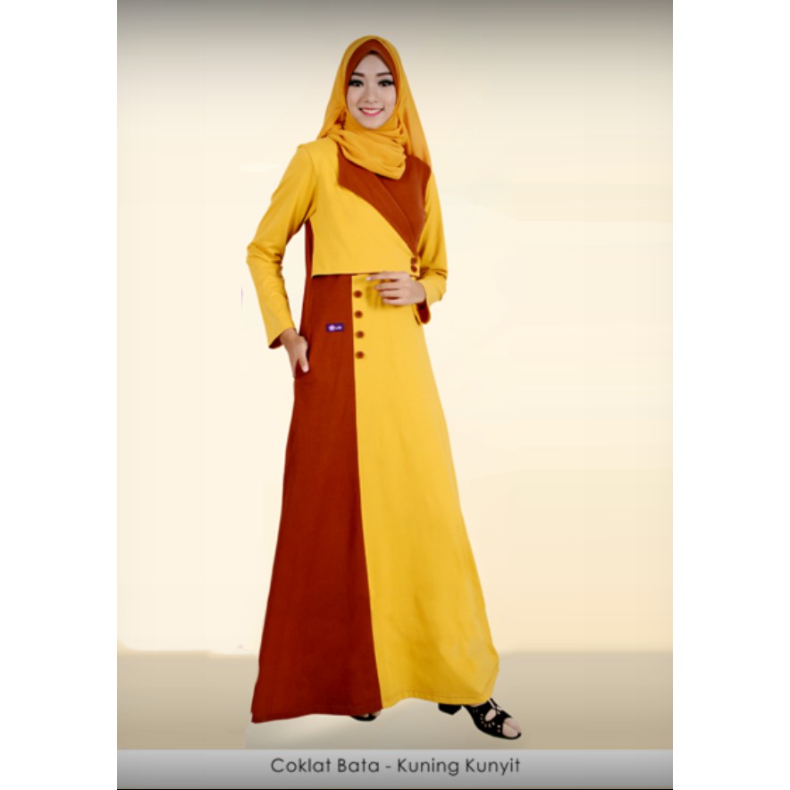 30 Ide Gamis Warna  Kuning  Kunyit  Kombinasi  Jonis Wall