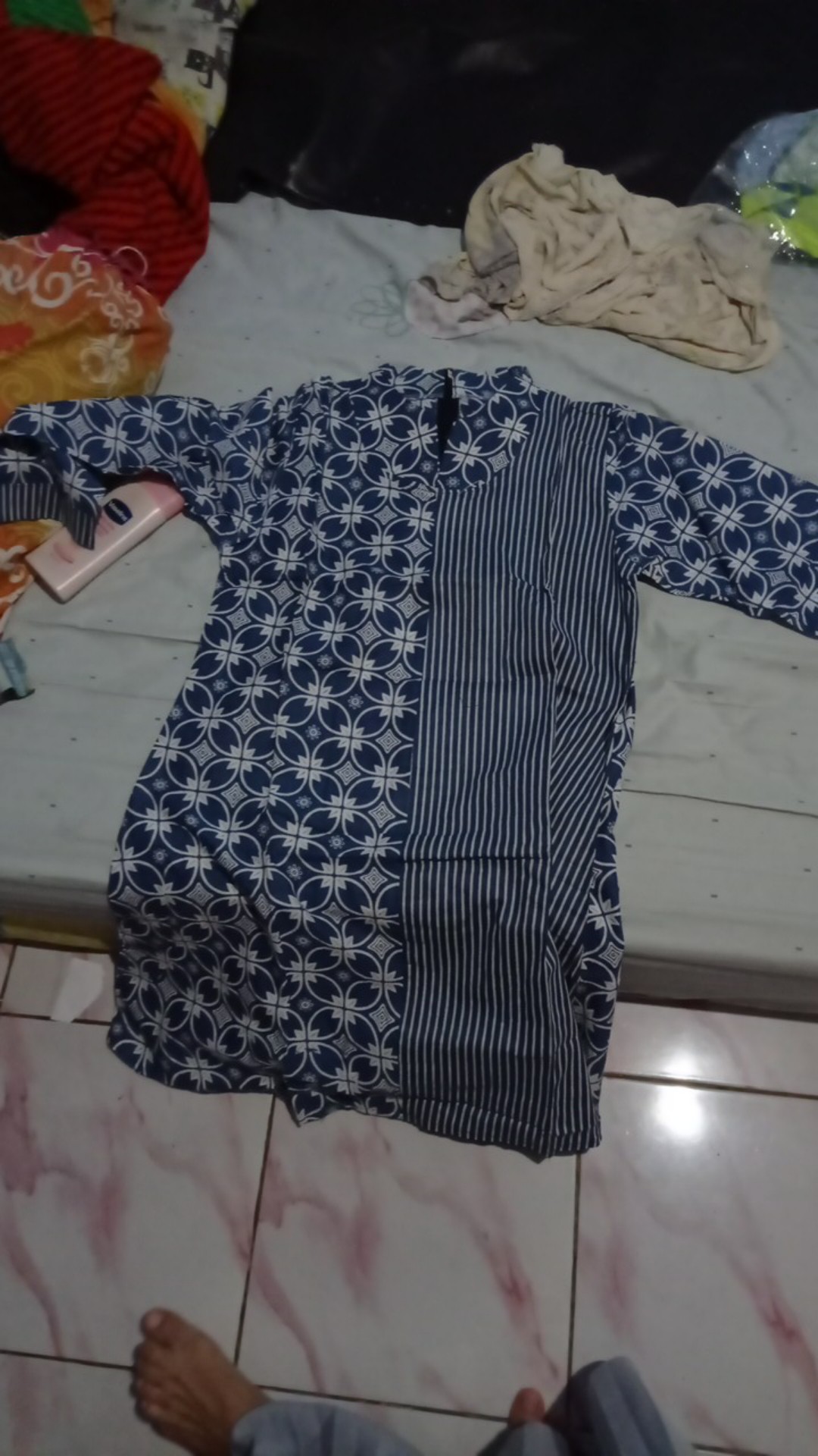 Tunik Biru, Pakaian Batik Wanita, Baju Batik, Seragam Kantor, Seragam Batik #terbaru #top