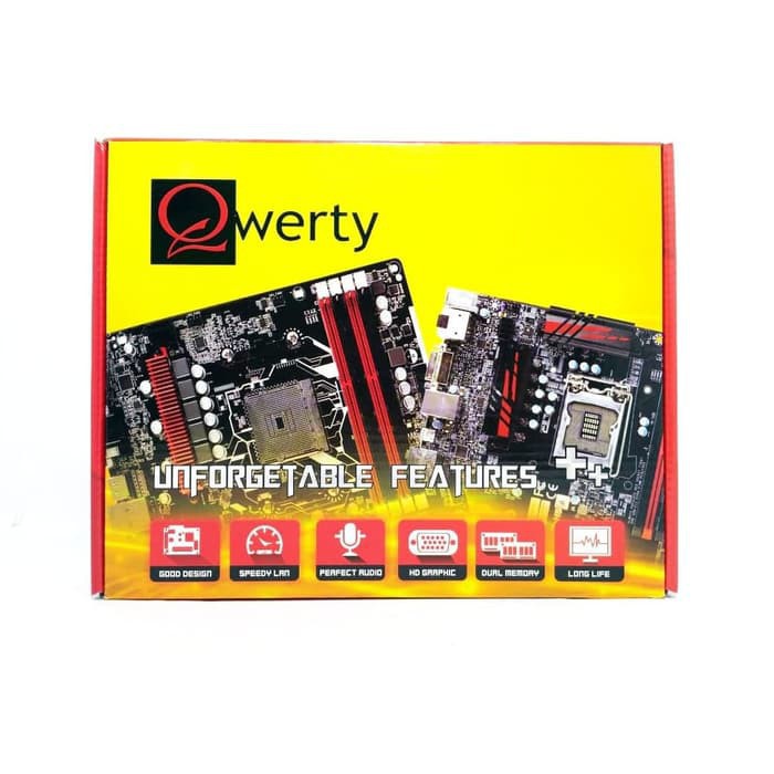 QWERTY Motherboard H81 Intel H81 LGA1150 DDR3