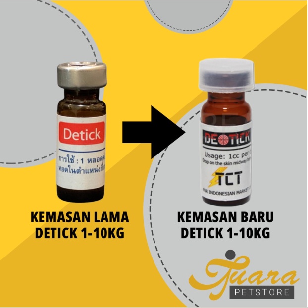 Obat Kutu Detick Kucing &amp; Anjing 1-10kg