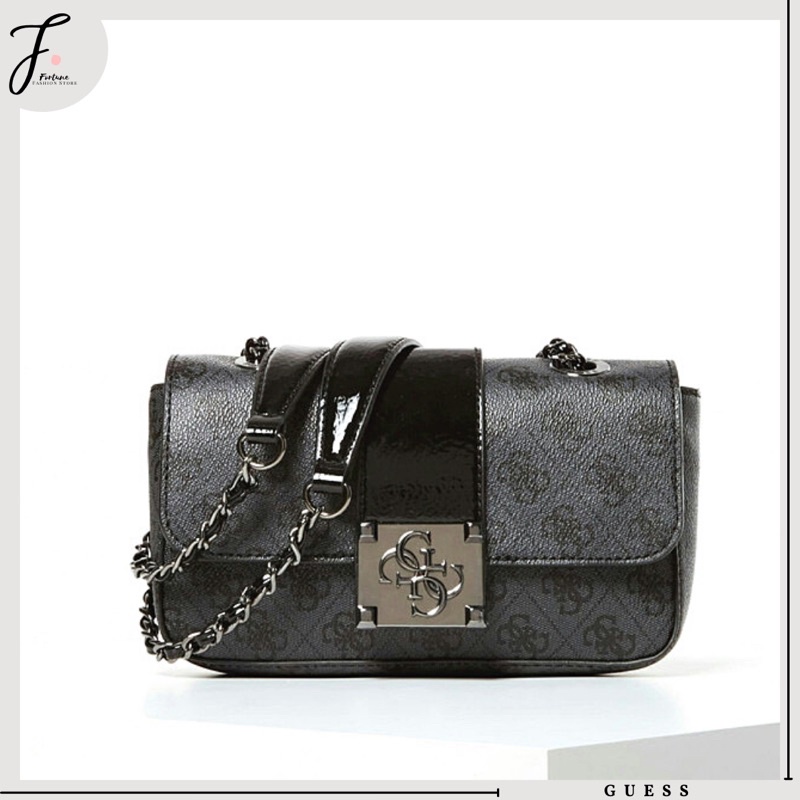 BagCorner - NEW GUESS LOGO CITY CROSSBODY ORIGINAL / Tas Selempang Wanita - Merah