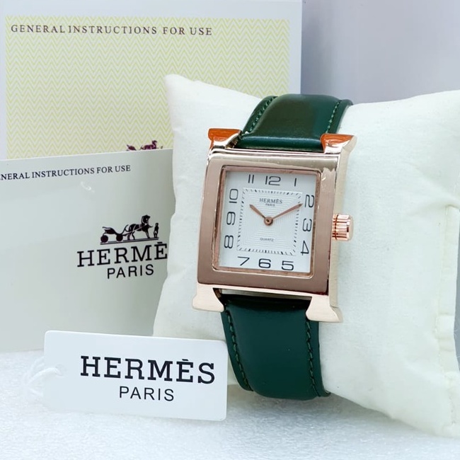 Jam Tangan Wanita H3RM3Ss Tali Kulit / Jam Tangan Wanita Terbaru / Jam Tangan  Wanita Terlaris Tangg