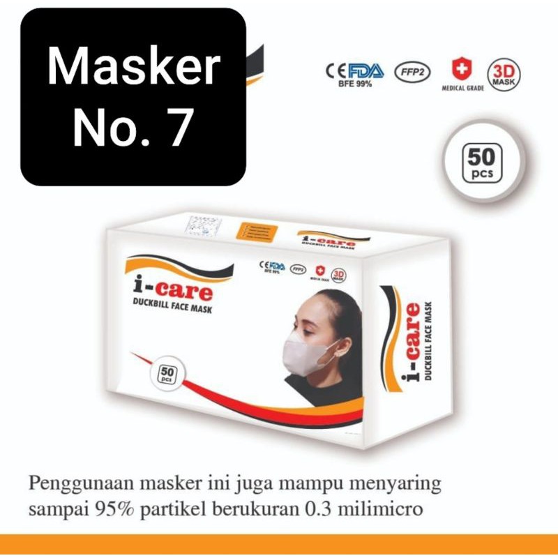 Masker i-care Duckbill isi 50