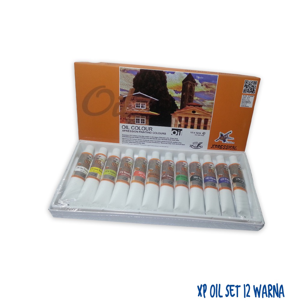 

XP OIL SET 12 WARNA XPRESSION (12ML) CAT MINYAK SET 1386B