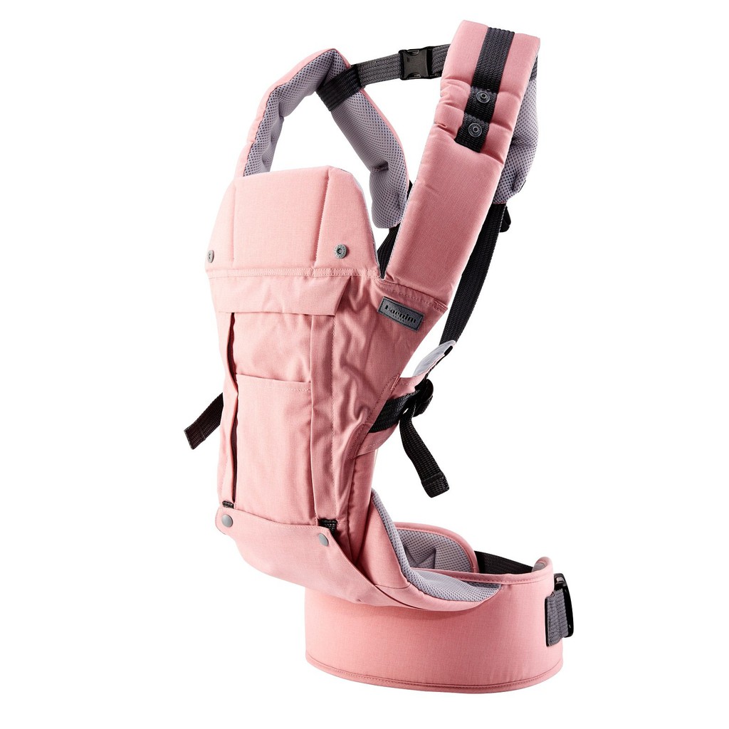 Haenim 9+ Hipseat Baby Carrier, available in Black, Silver and Pink - Gendongan Bayi Hipseat Korea