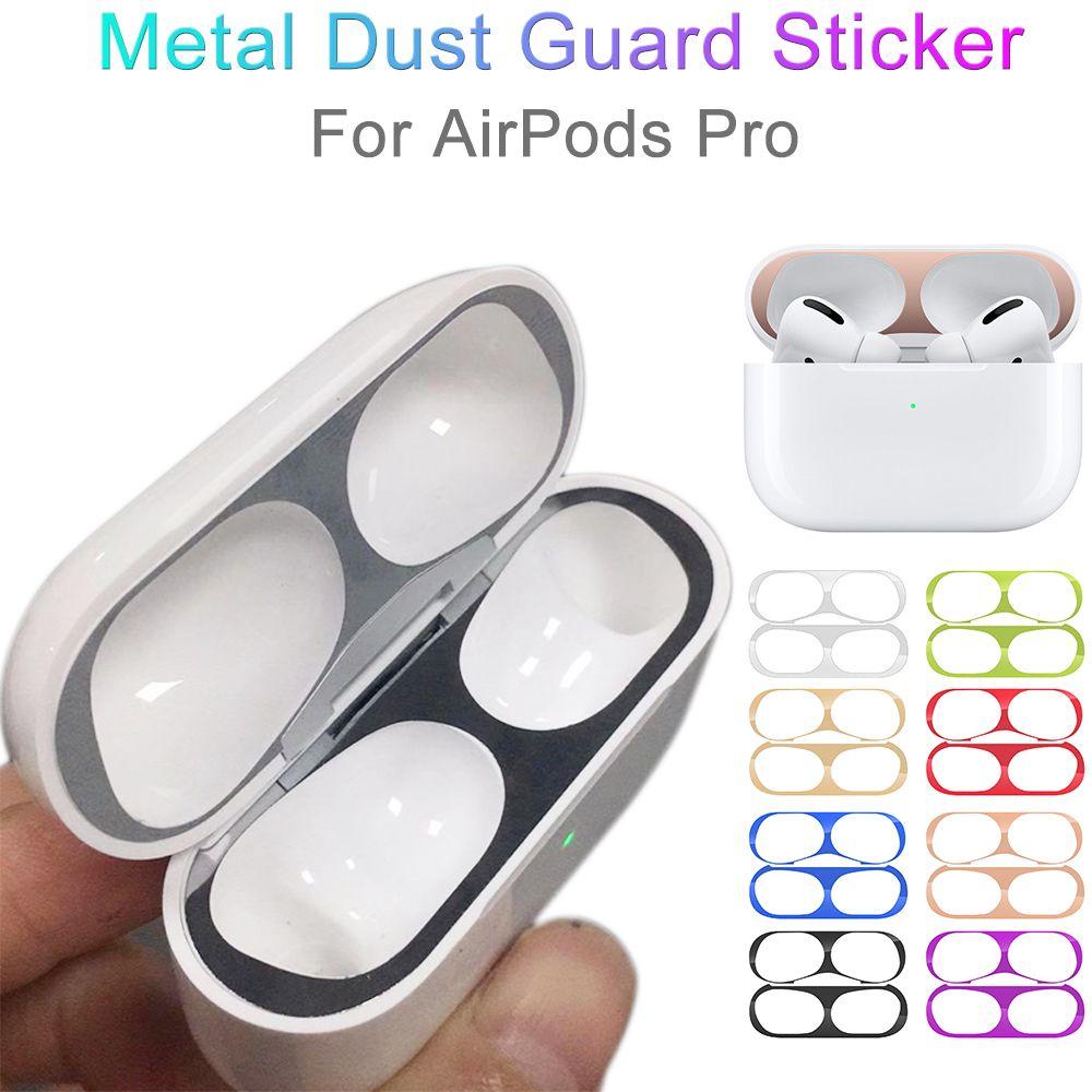 POPULAR Populer Untuk AirPods Airpod Pro Penutup Pelindung Tahan Debu Skin Protector Metal Film Sticker