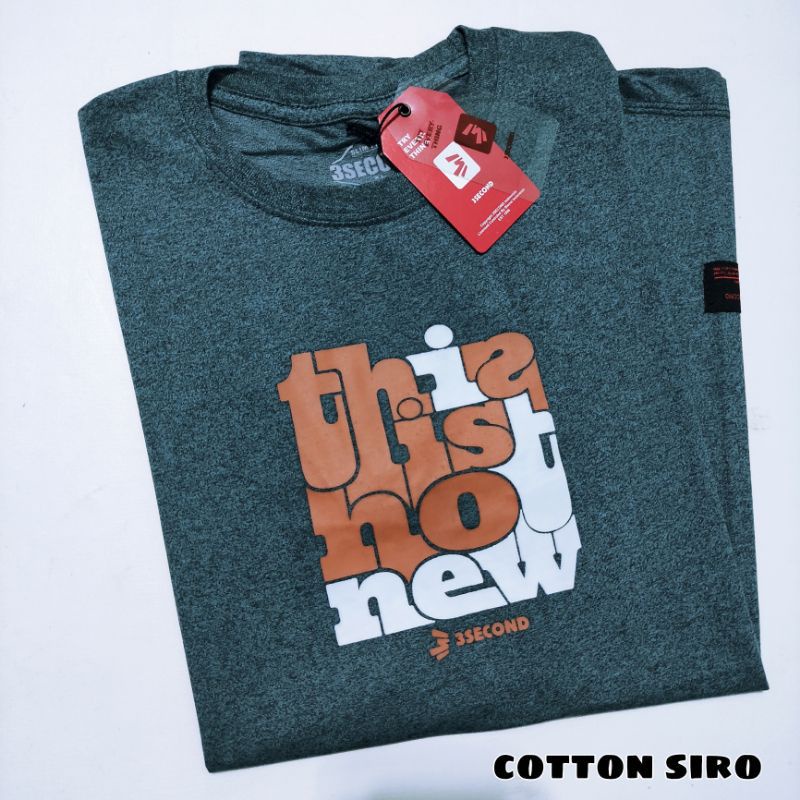 kaos 3second BM original,kaos murah