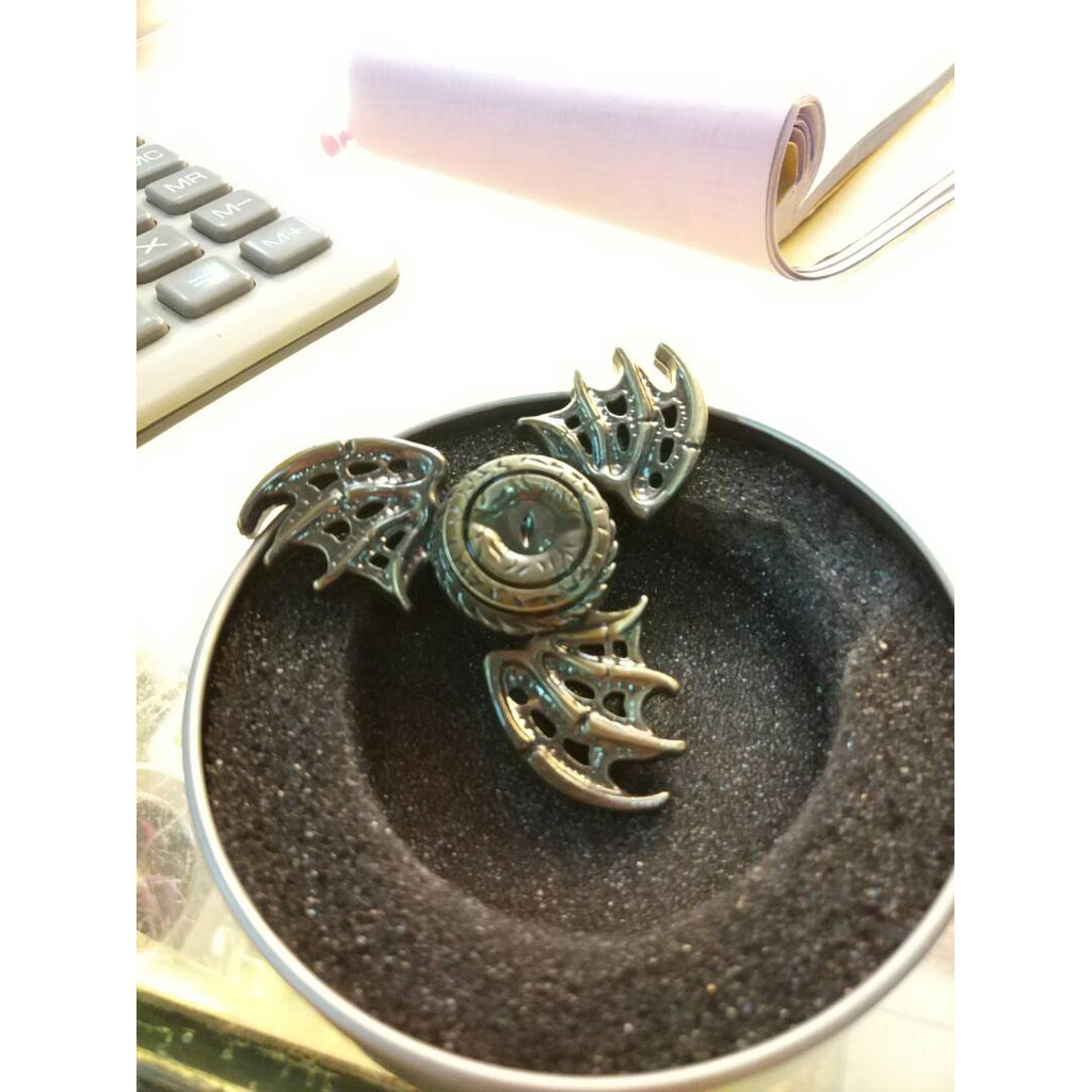 fidget spinner dragon spinner sayap spinner unik spinner impor spinner original spinner murah black