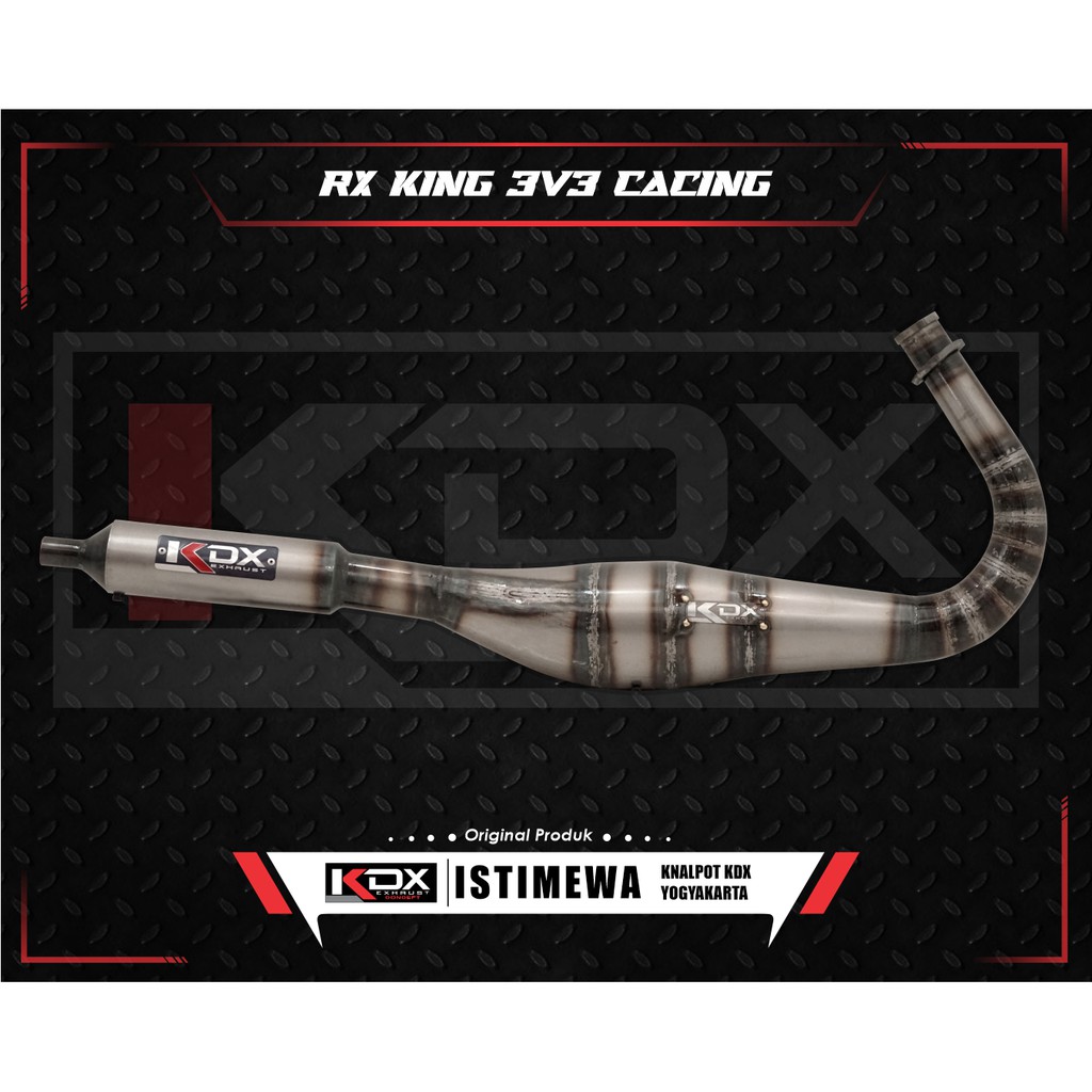 Knalpot KDX Rx King 3V3 Cacing ORIGINAL KDX YOGYAKARTA