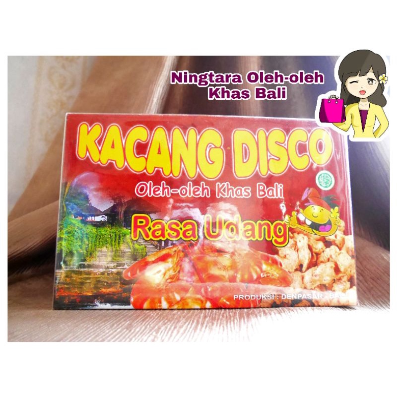 KACANG DISCO OLEH-OLEH KHAS BALI 300GR (KACANG DISKO RASA EXTRA PEDAS, KEJU, ORIGINAL, UDANG)