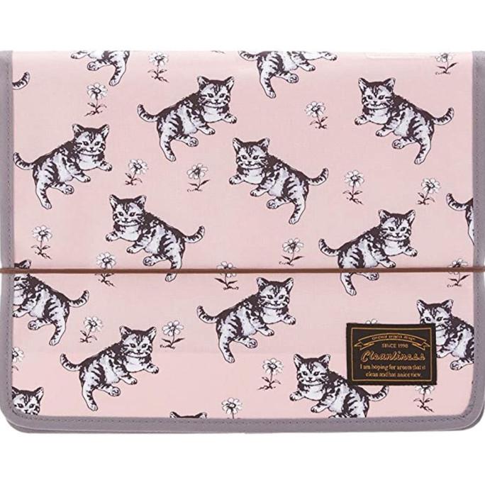 

Office & Stationery | Document Organizer | Expanding File Folder Document Bag Tas Map A4 13 Pockets- Pink Cat | Best Seller