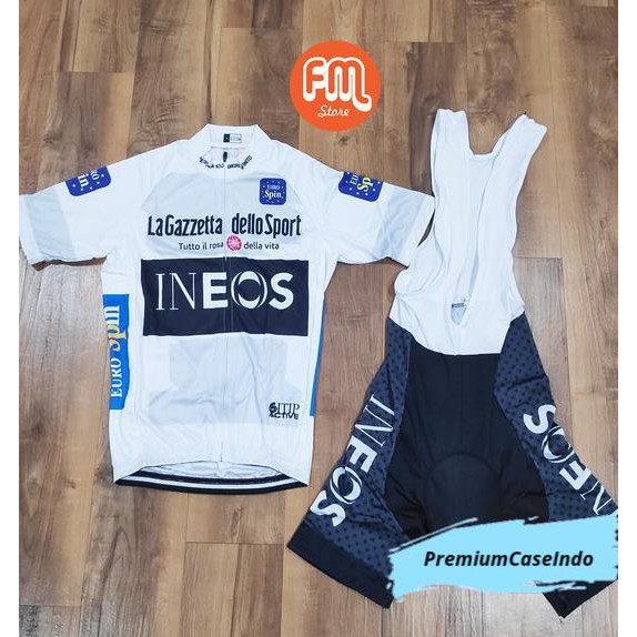 Road Bike Jersey Set Import Team Ineos White Baju Sepeda Rb Mtb Jalanlurussh