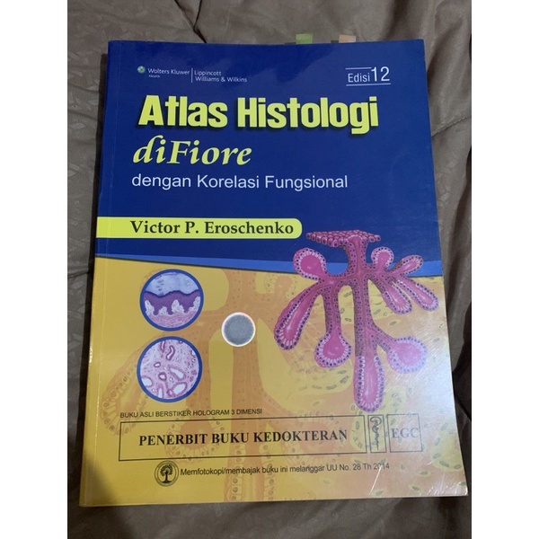 buku kedokteran atlas histologi difiore edisi 12 ori
