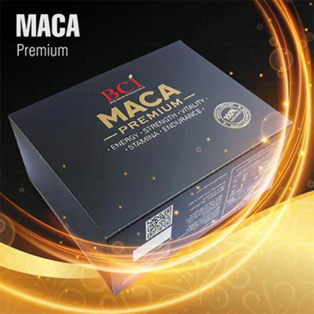 [ Perbox / 15 Sachet ] Maca Premium Original Menjaga Stamina Tetap Bugar BCI [ Per Kotak ]