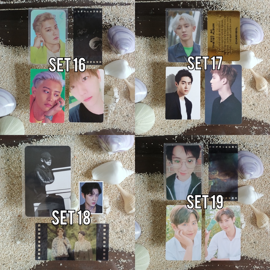 [WAJIB BACA DESKRIPSI] Photocard / PC Chanyeol Baekhyun Suho  Non-Album (18) Hologram What A Life WA