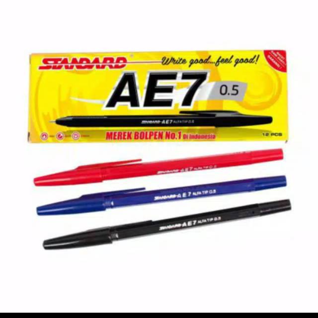 

Pen Standard AE7 ISI 12PCS MERAH/BIRU/HITAM